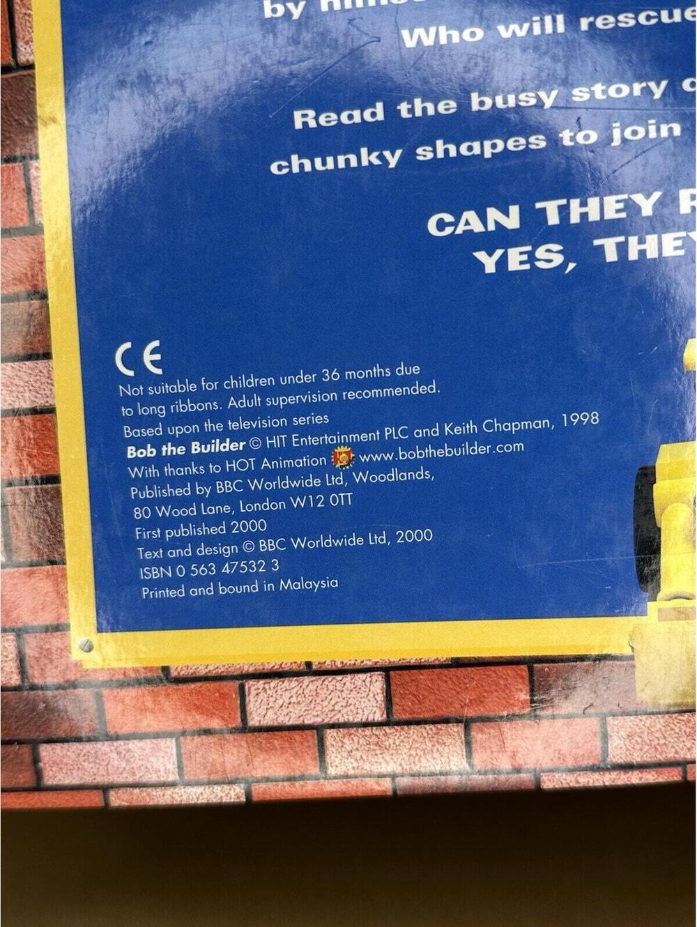 Bob the Builder: Bob's Rescue - Press Out and Play Book 2000 - Picture 3 of 3